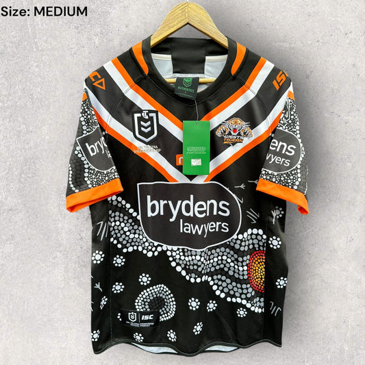 Wests Tigers 2020 ISC Indigenous Rugby League Nrl Jersey Brand New With Tags