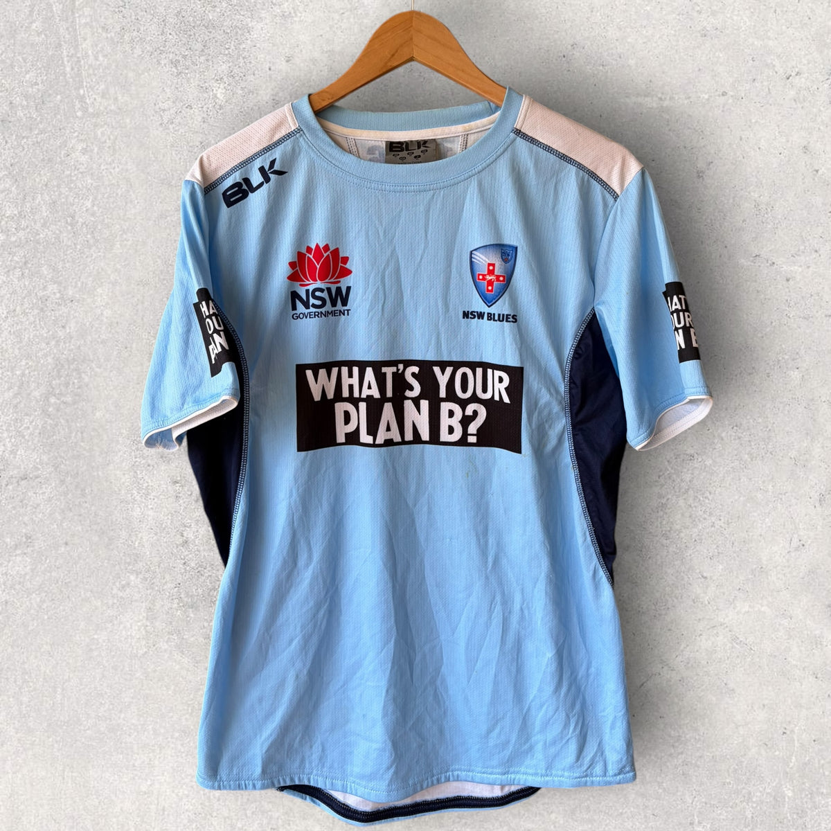 NSW Blues Cricket BLK Player Issued Training Shirt