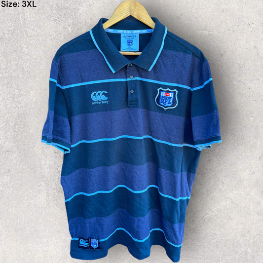 NEW SOUTH WALES BLUES RETRO CANTERBURY POLO SHIRT