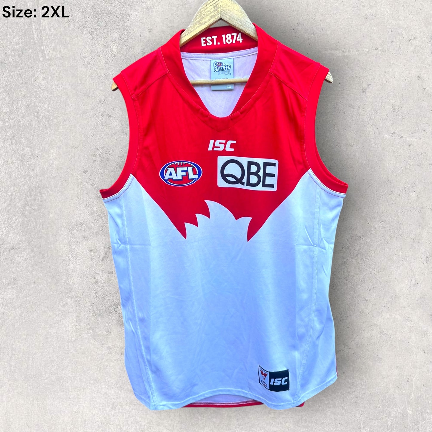 SYDNEY SWANS 2015 ISC HOME GUERNSEY