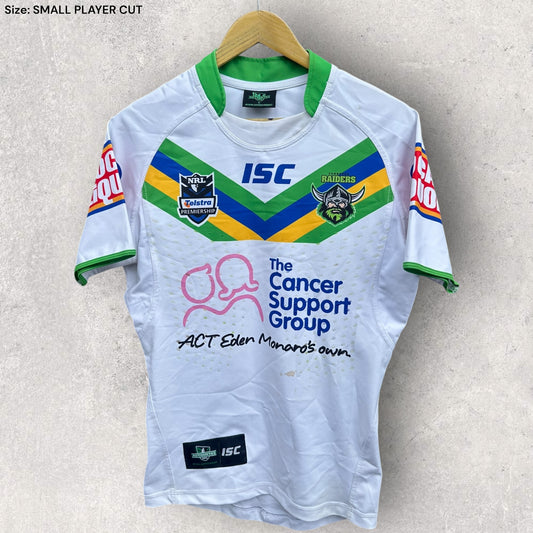 CANBERRA RAIDERS 2012 ISC AWAY CHARITY EDITION PLAYER CUT