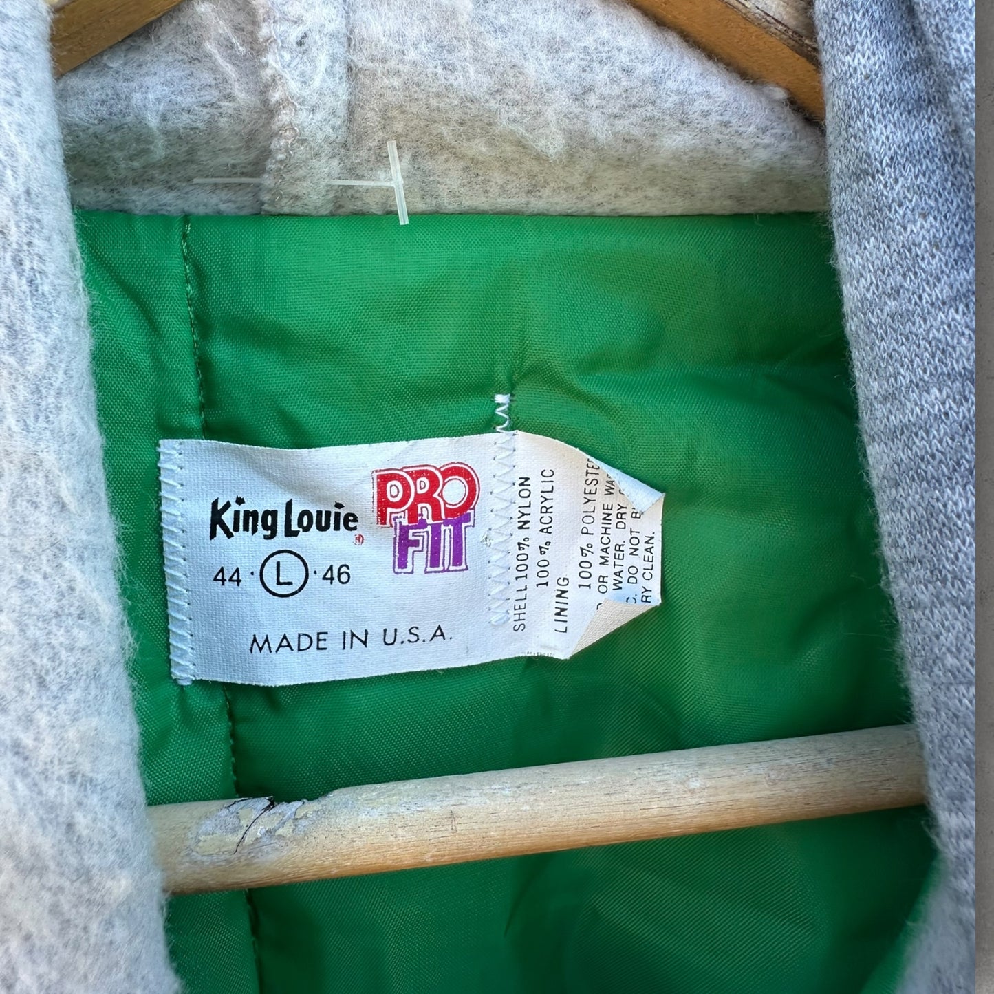 Oregon Ducks King Louie Pro Fit NCAA Green Wind Fleece Made In USA