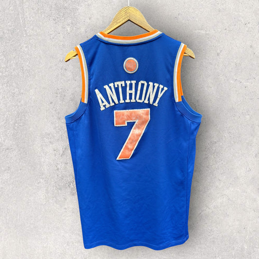 CARMELO ANTHONY ADIDAS NEW YORK KNICKS SWINGMAN NBA JERSEY
