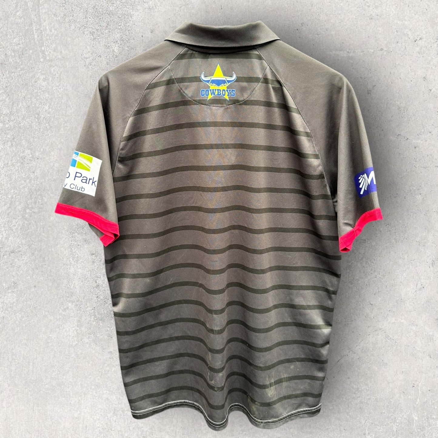 MACKAY CUTTERS PLAYER ISSUED MEDIA POLO SHIRT