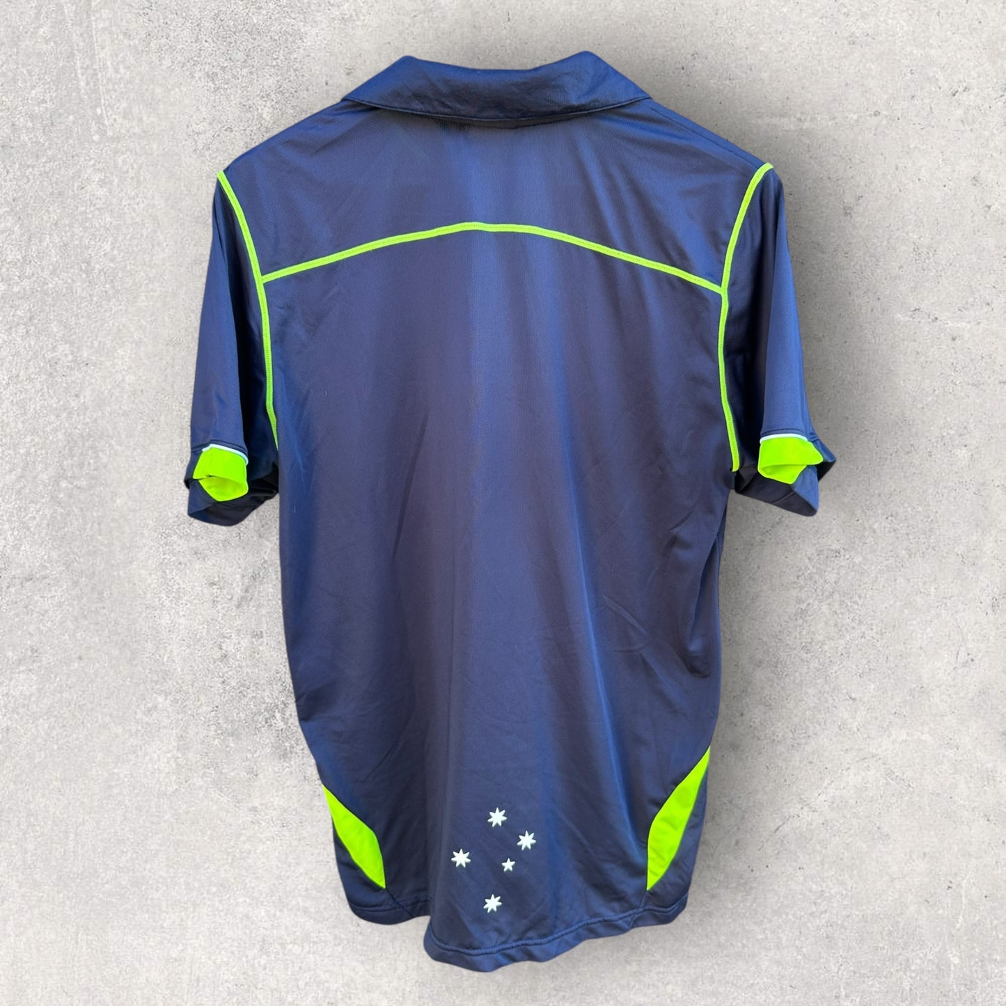 CRICKET AUSTRALIA ASICS BLUE POLO SHIRT