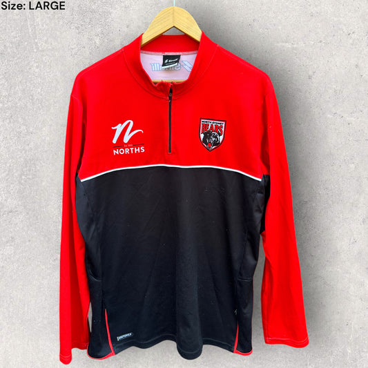 NORTH SYDNEY BEARS PLAYER ISSUED HALF ZIP SHIRT