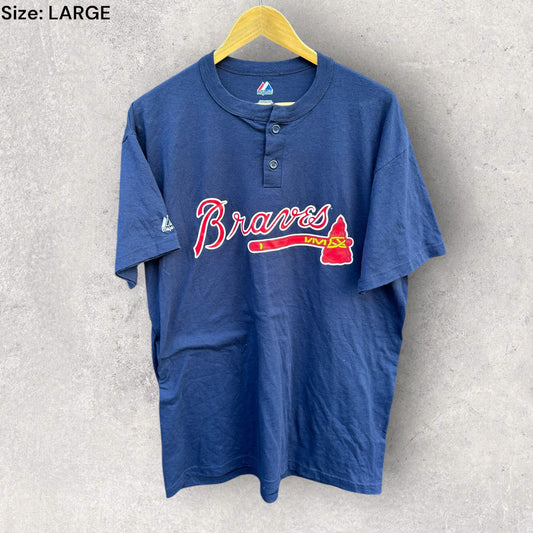 ATLANTA BRAVES MLB MAJESTIC JERSEY
