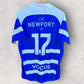 NEWPORT RUGBY UNION MATCH JERSEY