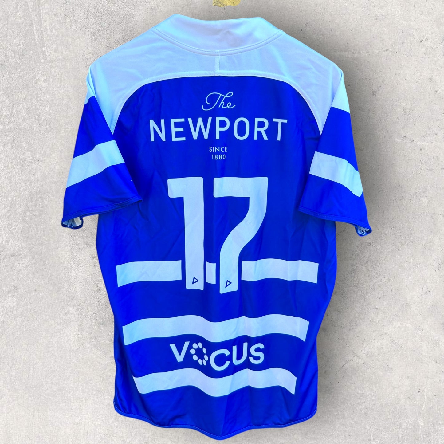 NEWPORT RUGBY UNION MATCH JERSEY