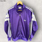 ADIDAS 1980s PURPLE FULL ZIP VINTAGE JACKET
