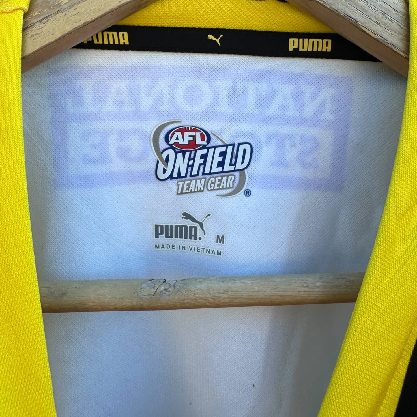 RICHMOND TIGERS PUMA CLASH AFL GUERNSEY