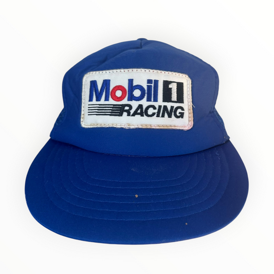 Mobil 1 Racing Blue Vintage Truckers Hat