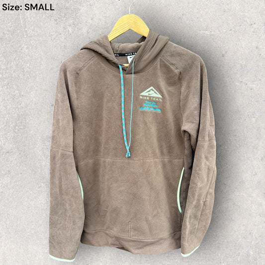 NIKE TRAIL THERMA-FIT HOODED FLEECE JUMPER TOUR DU MONT BLANC