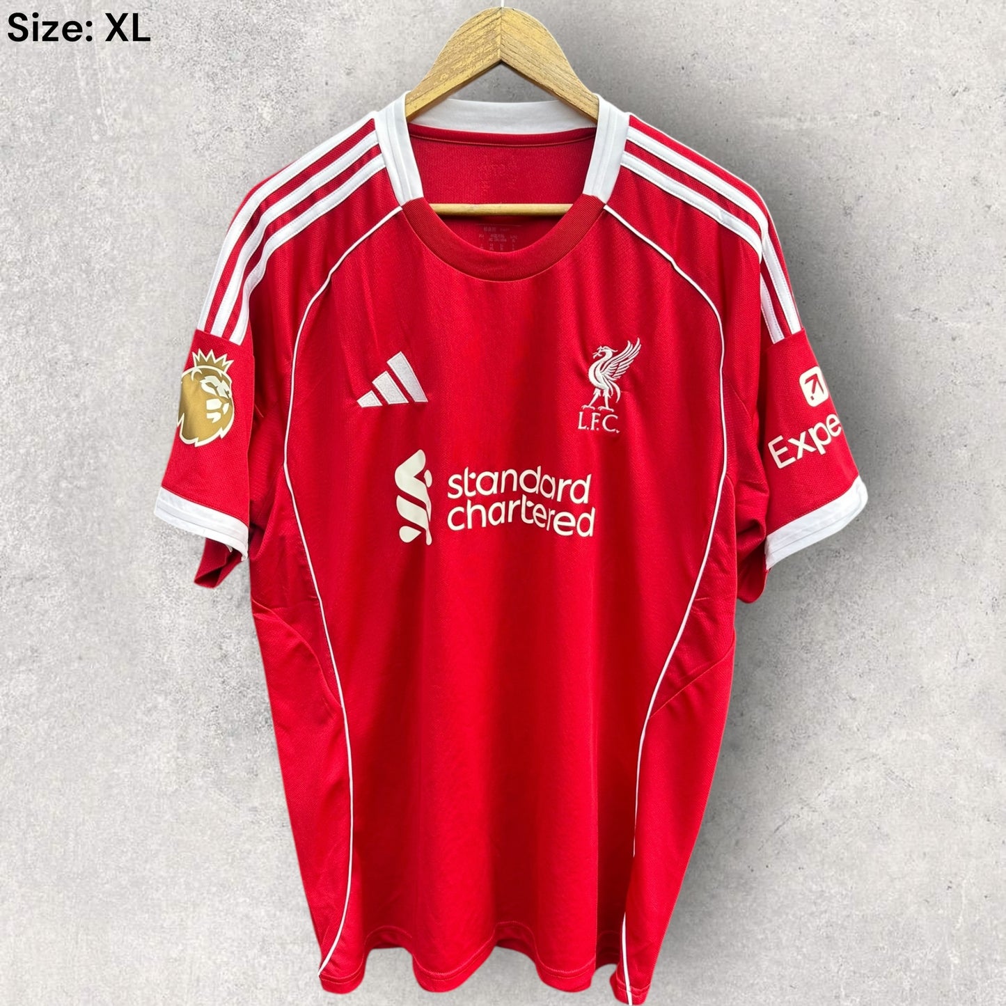 Liverpool FC 2025-2026 Home Adidas Football Jersey