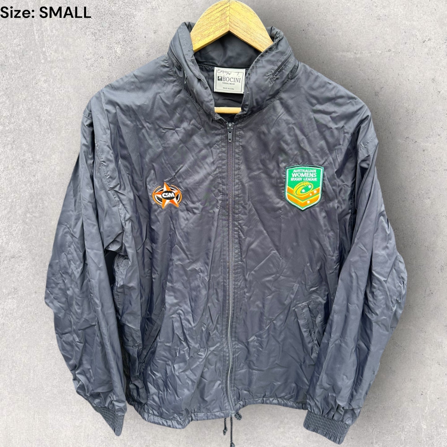 Emma Tonegato Australian Rugby League Women’s Player Issued Windbreaker Hooded Jacket