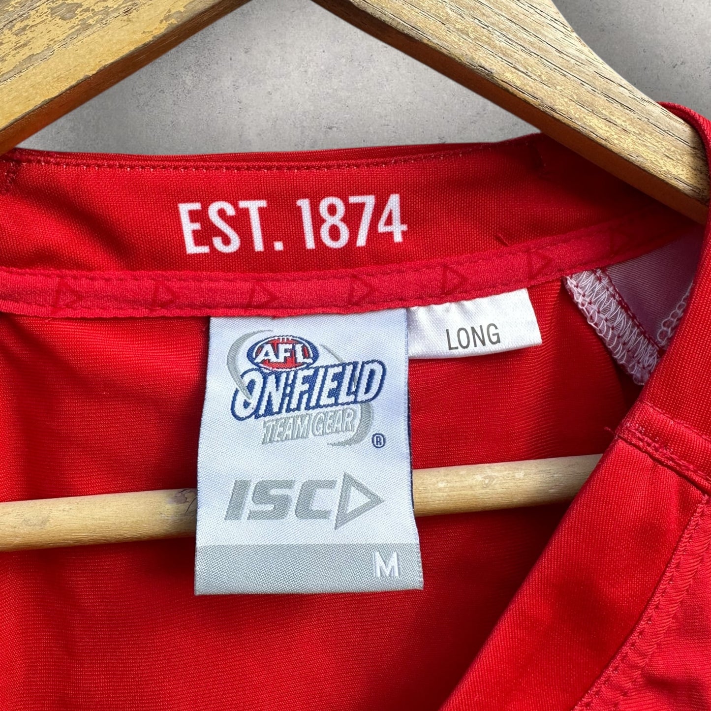 SYDNEY SWANS ISC PLAYER CUT GUERNSEY AFL