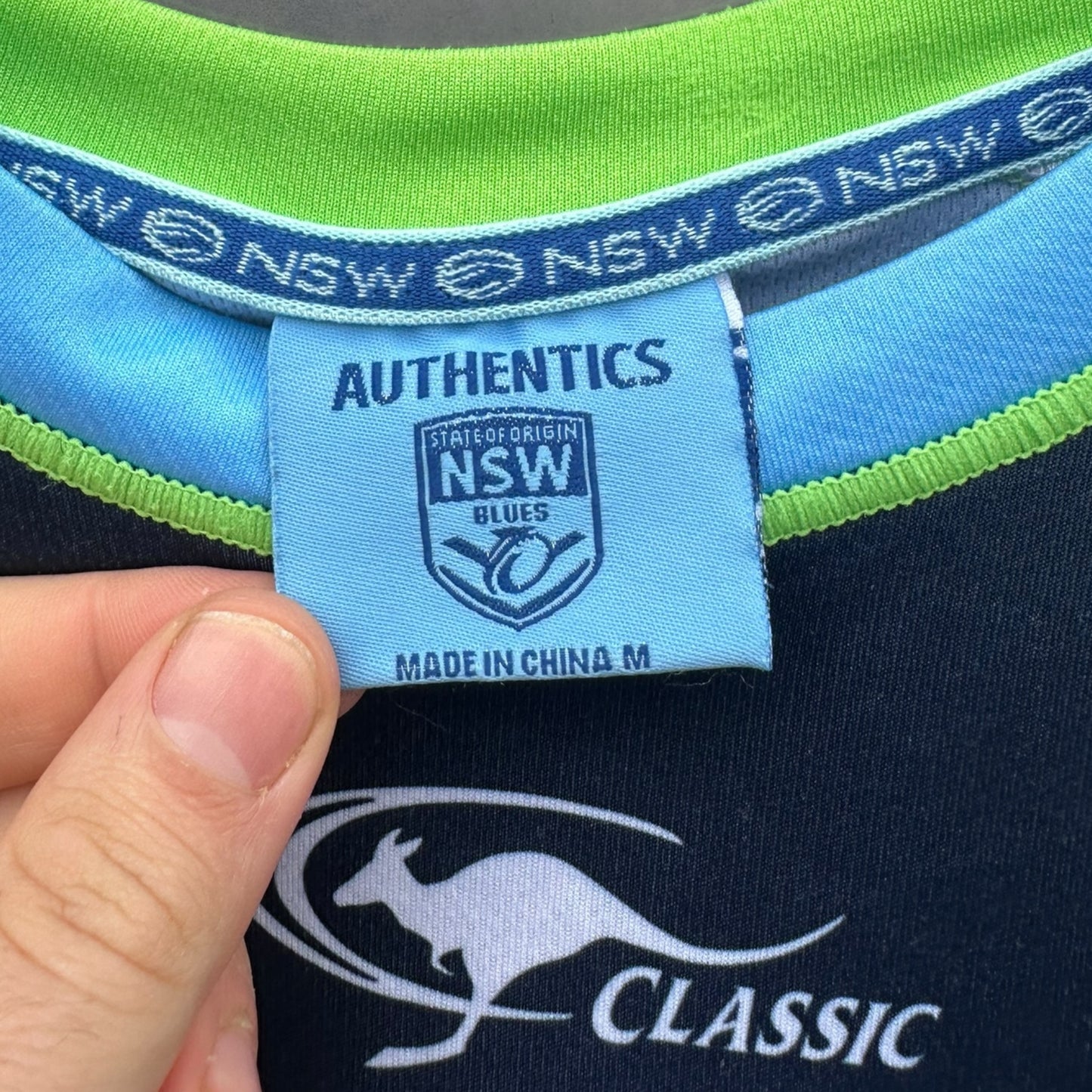 NSW Blues Classic State Of Origin Training Shirt