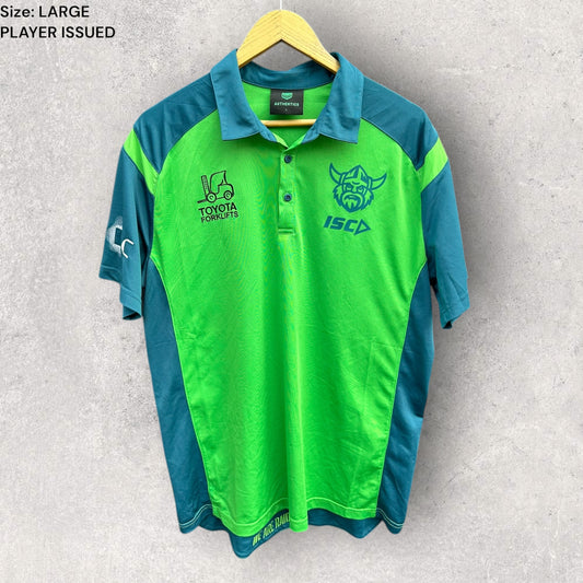 CANBERRA RAIDERS MEDIA POLO PLAYER ISSUED TO TREY MOONEY