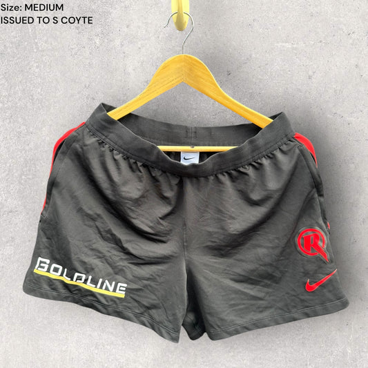MELBOURNE RENEGADES NIKE PLAYER TRAINING SHORTS ISSUED TO SARAH COYTE