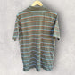 RM WILLIAMS BROWN STRIPPED POLO SHIRT