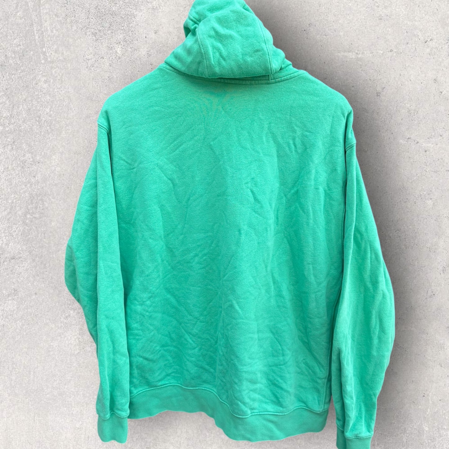 NIKE GREEN PULLOVER HOODED JUMPER
