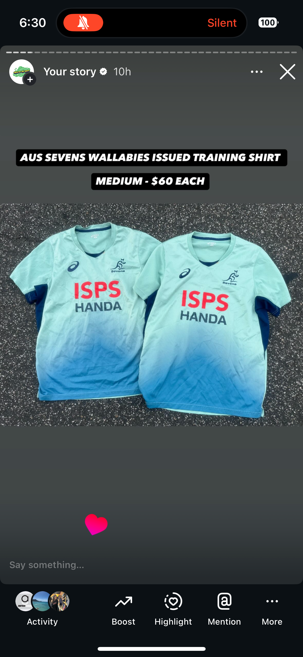 AUS 7s SHIRT