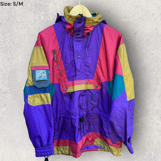 NEVICA 90s VINTAGE SKI PARKER HALF ZIP JACKET