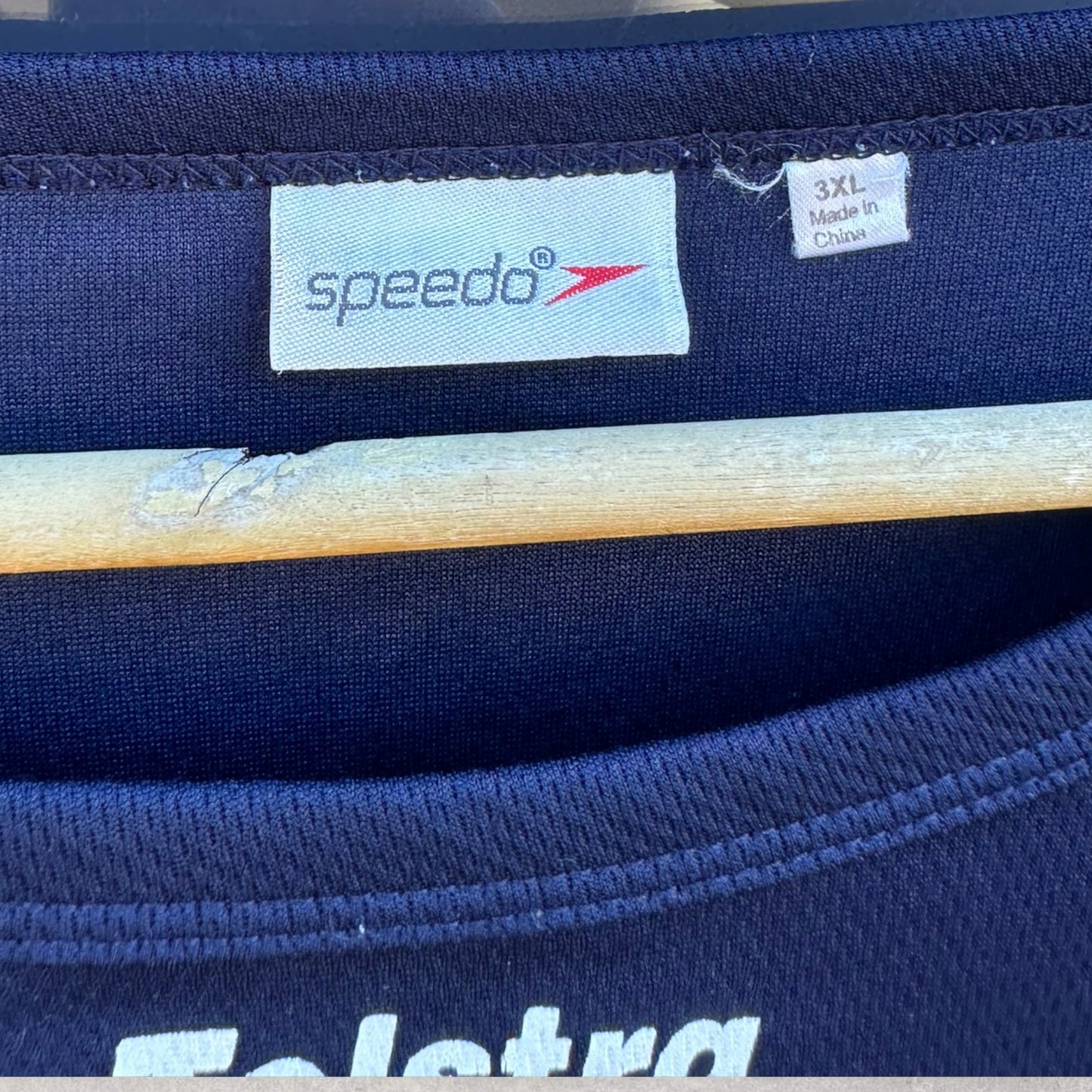 Australian Swim Team Telstra Dolphins Speedo Short Sleeve Blue Shirt