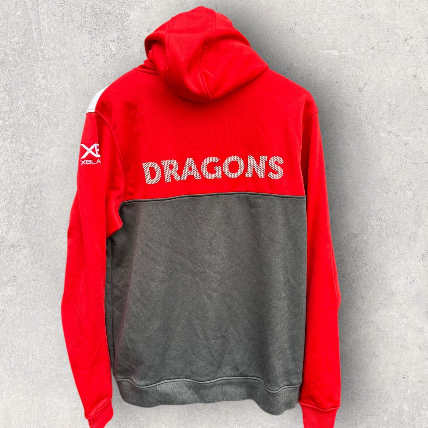 ST GEORGE ILLAWARRA DRAGONS PLAYER ISSUED HOODED JUMPER