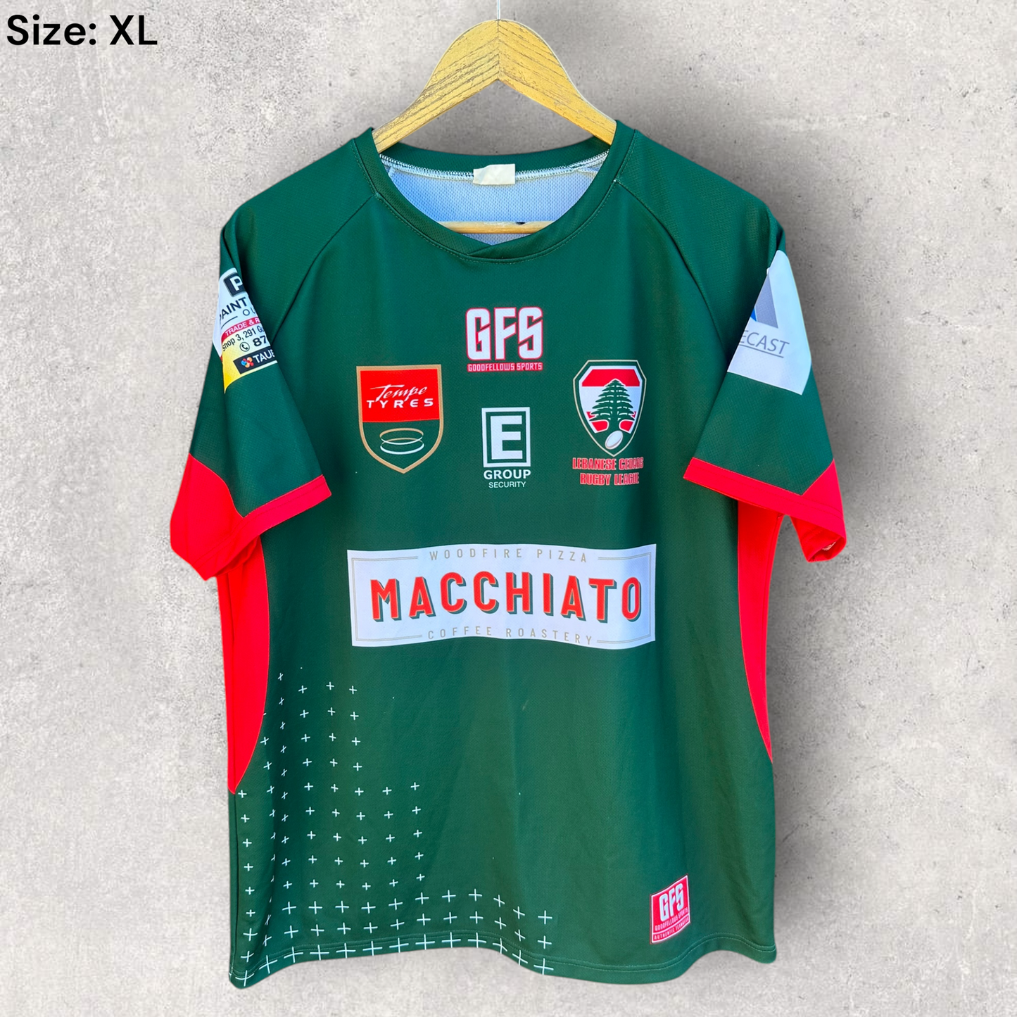 Lebanon Cedars Rugby League Training Shirt