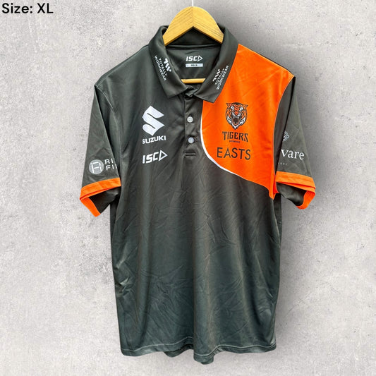 BRISBANE TIGERS HOSTPLUS CUP PLAYER POLO SHIRT ISSUED TO KANE BRADLEY