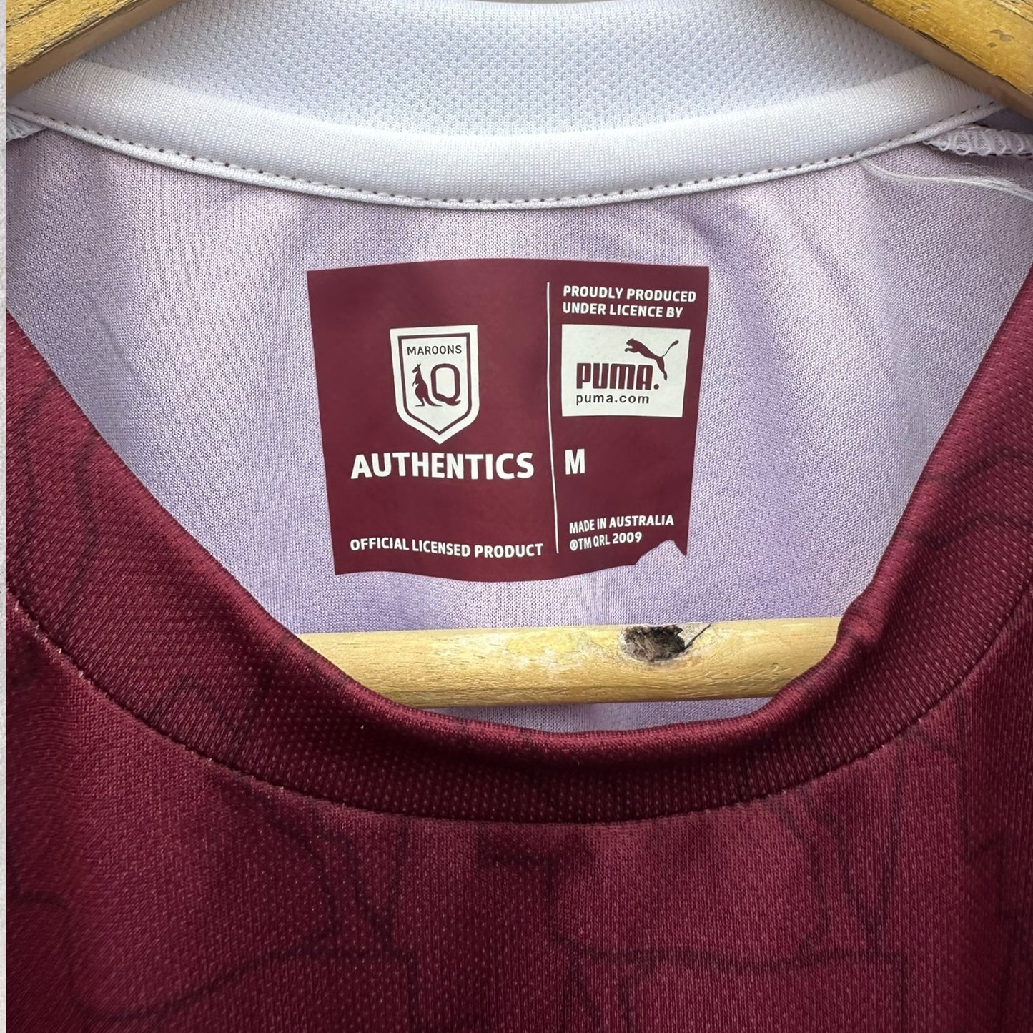 QUEENSLAND MAROONS PUMA STATE OF ORIGIN TRAINING SHIRT
