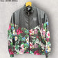 NIKE WOMENS FLORAL PRINT WINDBREAKER HOODED JACKET