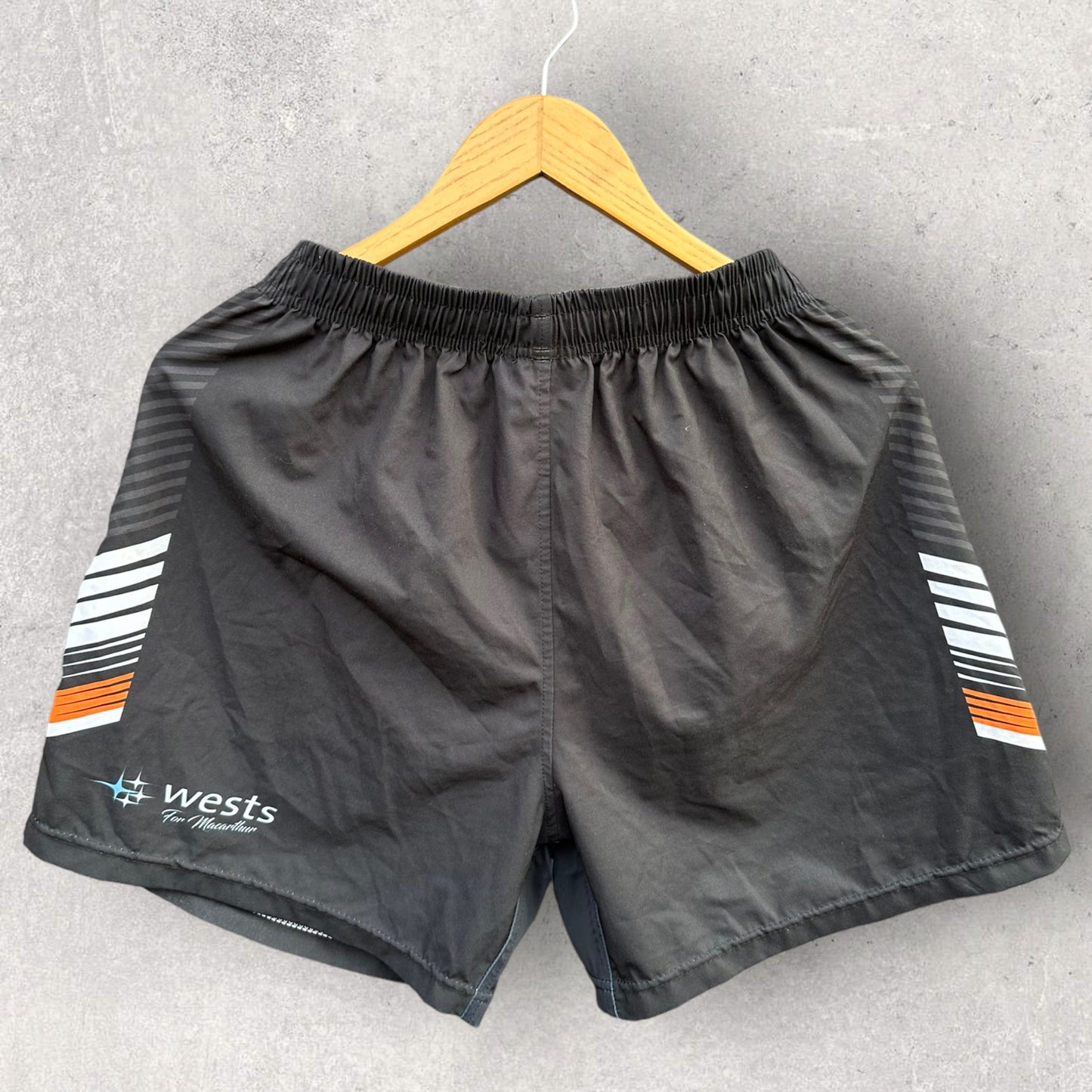 WESTS TIGERS NSW RUGBY LEAGUE TRAINING SHORTS