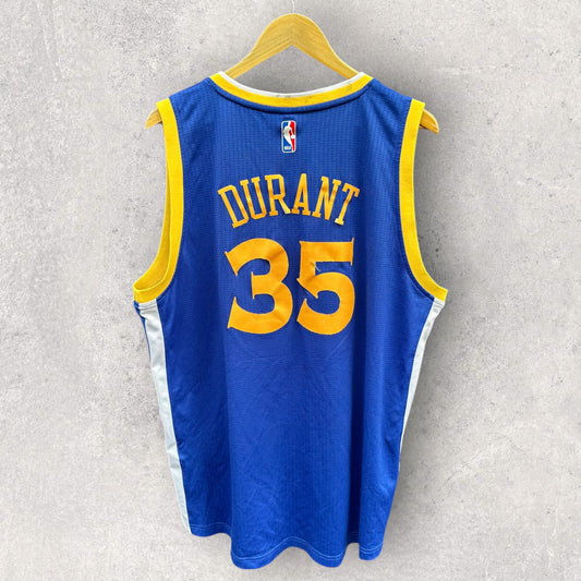 KEVIN DURANT GOLDEN STATE WARRIORS 2016 ADIDAS SWINGMAN JERSEY