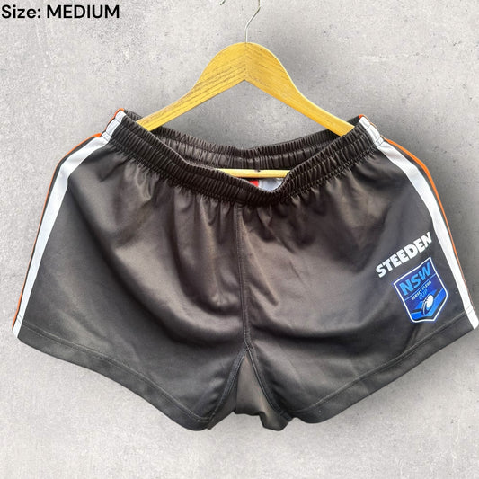 Wests Tigers Jersey FLEGG Match Worn Steedan Rugby League Player Shorts