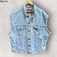 LEVI STRAUSS DENIM DISTRESSED BLUE VEST