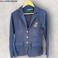 RALPH LAUREN LADIES NAVY BLUE BLAZER