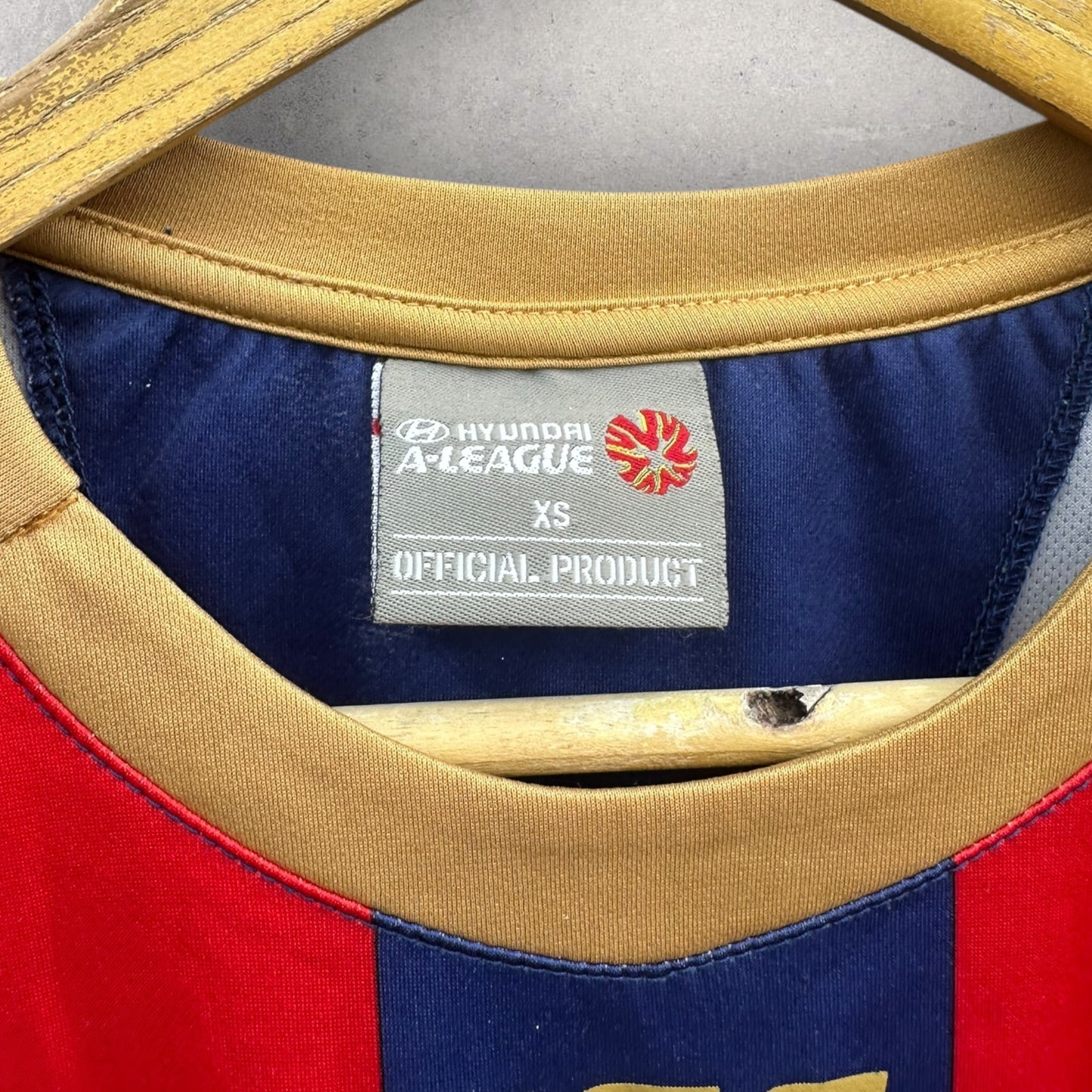 NEWCASTLE JETS 2013-2014 ISC A LEAGUE HOME JERSEY