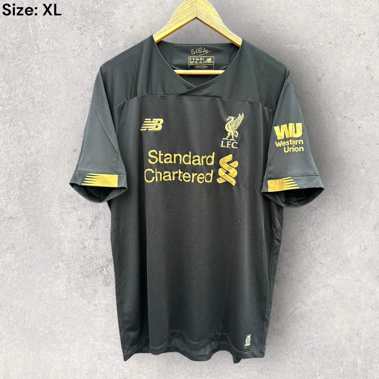 Liverpool FC 2019-2020 Goal Keepers New Balance Football Jersey Black