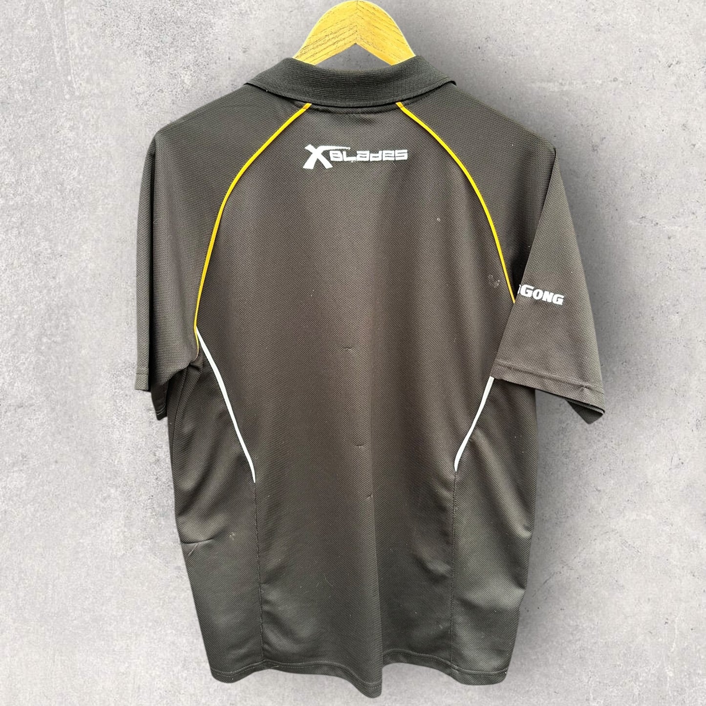 Wests Tigers X-Blades Proton Cars 2009 10th Anniversary Black Media Polo Nrl Shirt
