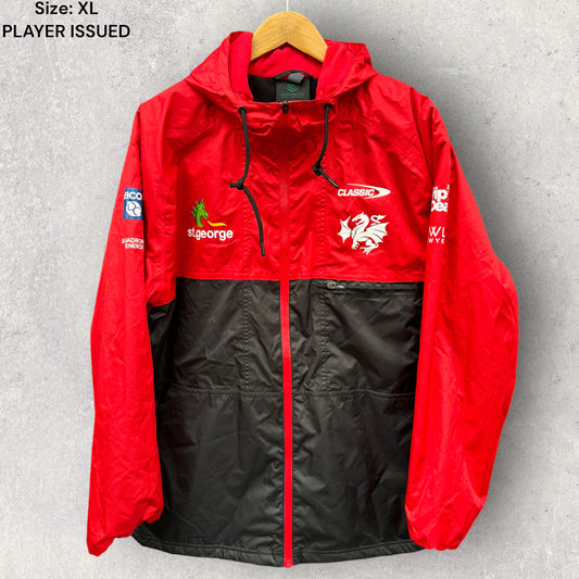 ST GEORGE ILLAWARRA DRAGONS 2024 COUCHMAN PLAYER ISSUED WINDBREAKER JACKET