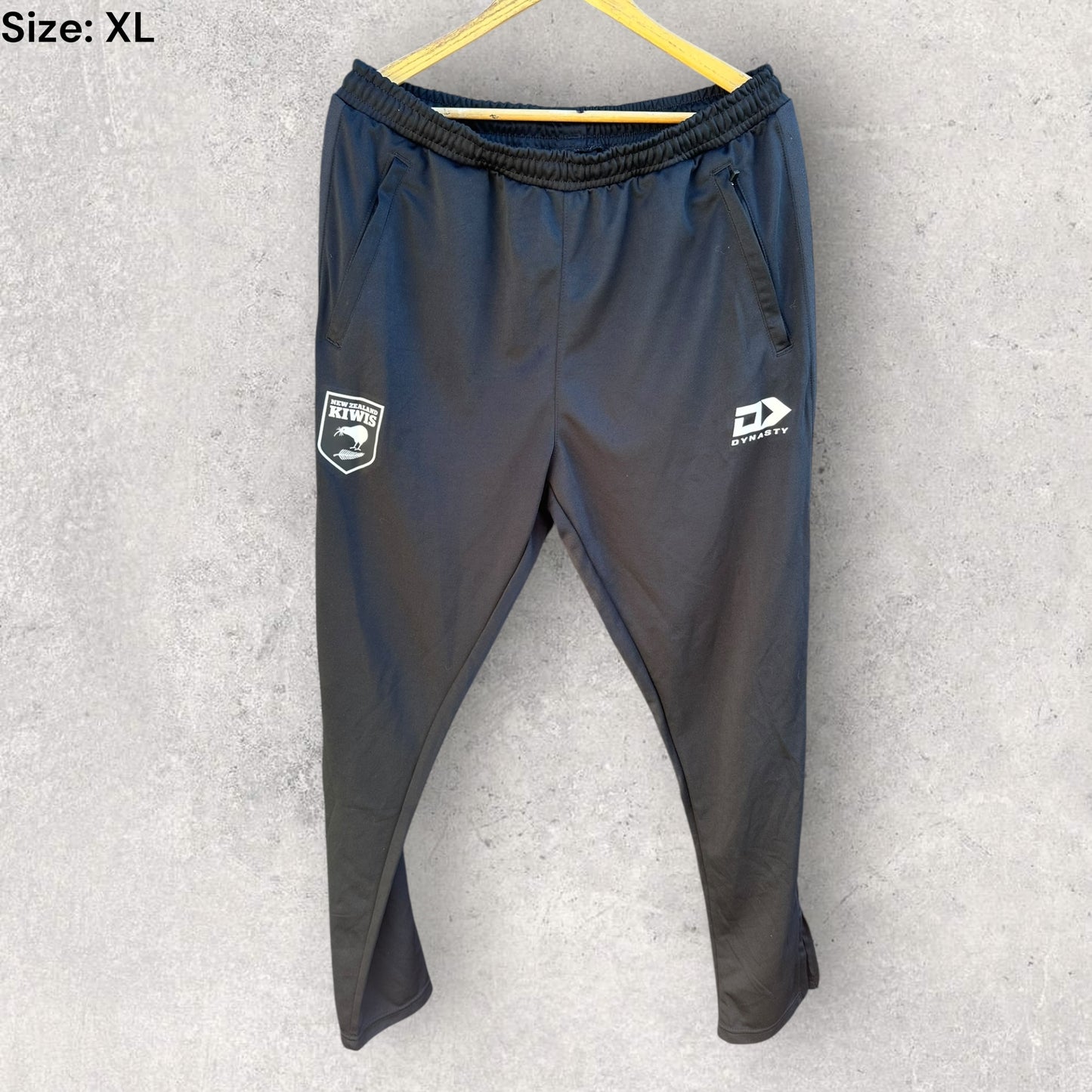 New Zealand Kiwis Dynasty Black Track Pants