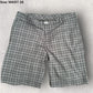 Nike Shorts Men's 36 Black Gray Golf Dri Fit Core Plaid Golfer Active 452712-010