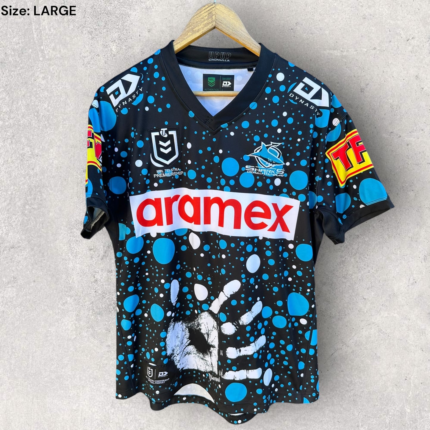 CRONULLA SHARKS 2021 INDIGENOUS JERSEY