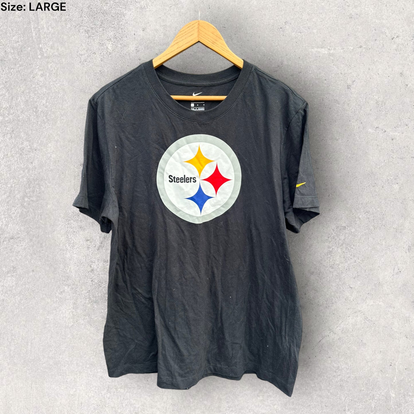 PITTSBURGH STEELERS NIKE BLACK T-SHIRT