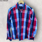 TOMMY HILFIGER WHITE / RED / BLUE BUTTON UP LONG SLEEVE SHIRT