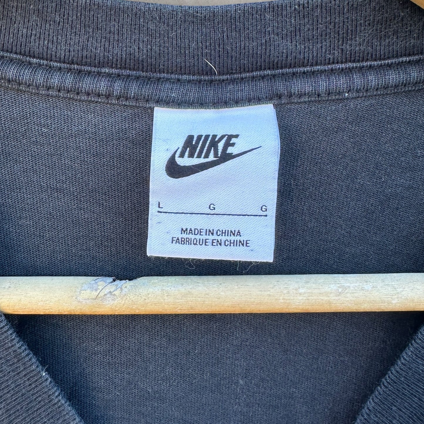 NIKE TN AIR BLACK SHORT SLEEVE SHIRT