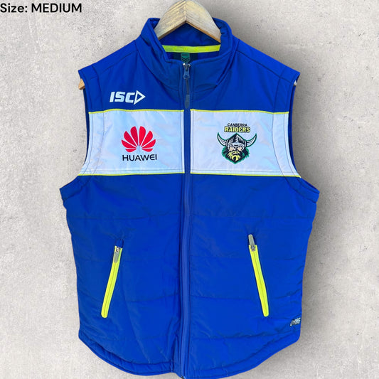 Canberra Raiders ISC Blue Sleeveless Puffer Vest