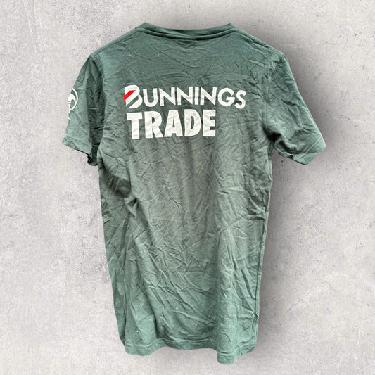 BUNNINGS TRADE GREEN SHORT SLEEVED SHIRT
